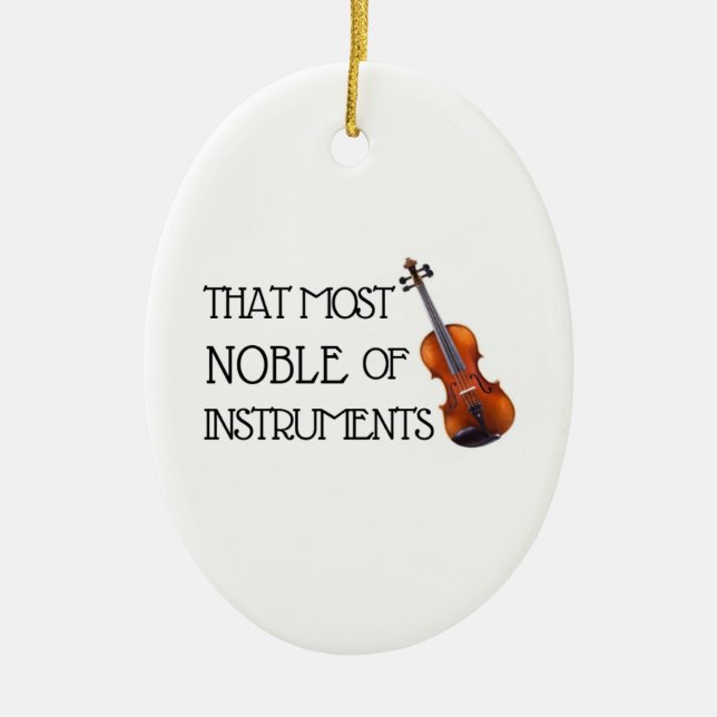 De Cerâmica Esse o mais nobre dos instrumentos - ornamento da (Frente)