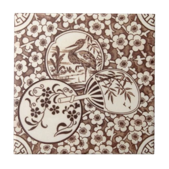 De Cerâmica Estilo estético japonês Azulejo antigo (Frente)