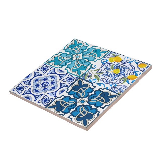 De Cerâmica estilo italiano, azulejo cerâmico vibrante (Lateral)