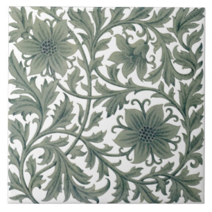De Cerâmica Estilo Minton Wm Morris Repro 1890s Azulejo em Bra