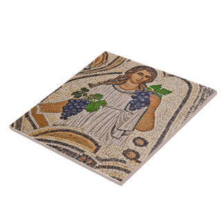 De Cerâmica Estilo mosaico romano Uvas Azulejo cerâmico