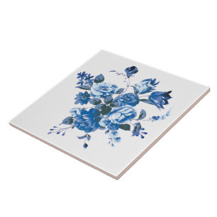De Cerâmica Estilo retroativo do Azulejo cerâmico das flores a