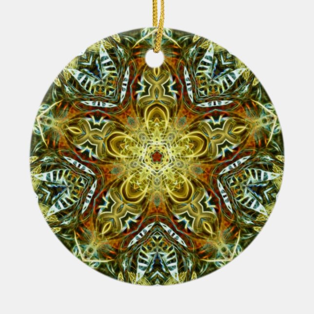 De Cerâmica Estrela da Terra: Ornamento Geométrico da Arte (Frente)