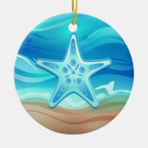 De Cerâmica Estrela do mar do ornamento