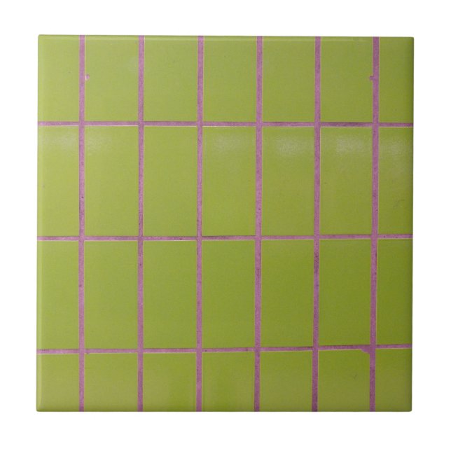 De Cerâmica Estrutura do azulejo Verde (Frente)