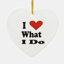 De Cerâmica Eu Amo O Que Eu Faço Ornamento Cerâmico