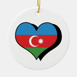 De Cerâmica Eu Amo Ornamento do Azerbaijão