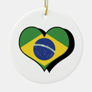 De Cerâmica Eu Amo Ornamento do Brasil