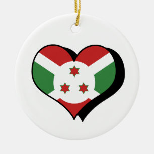 De Cerâmica Eu Amo Ornamento do Burundi