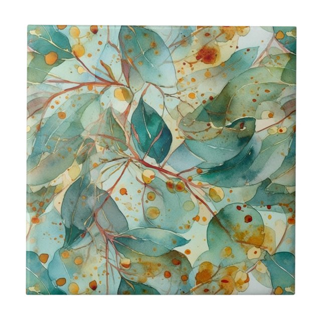 De Cerâmica Eucalyptus deixa Azulejo (Frente)