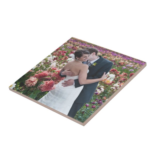 De Cerâmica Faça seu próprio azulejo Trivet (Lateral)