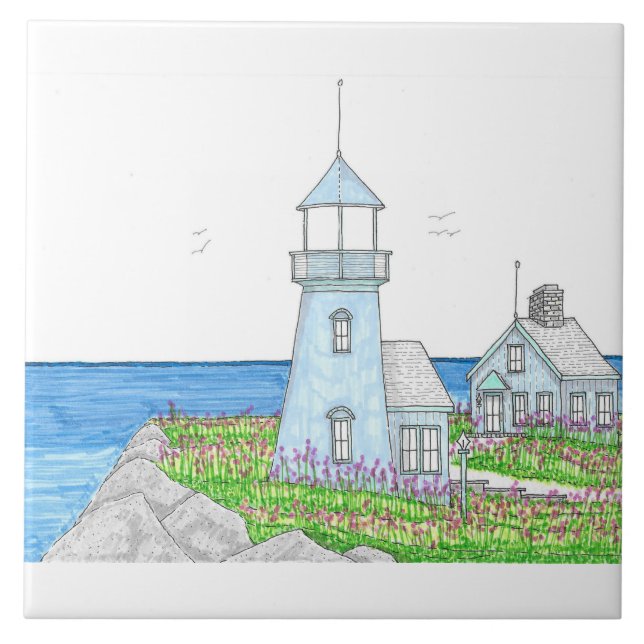 De Cerâmica Farol 2 Azulejo cerâmico (Frente)