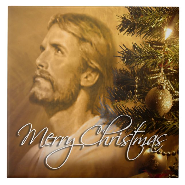 De Cerâmica Feliz Azulejo Natal 3 (Frente)