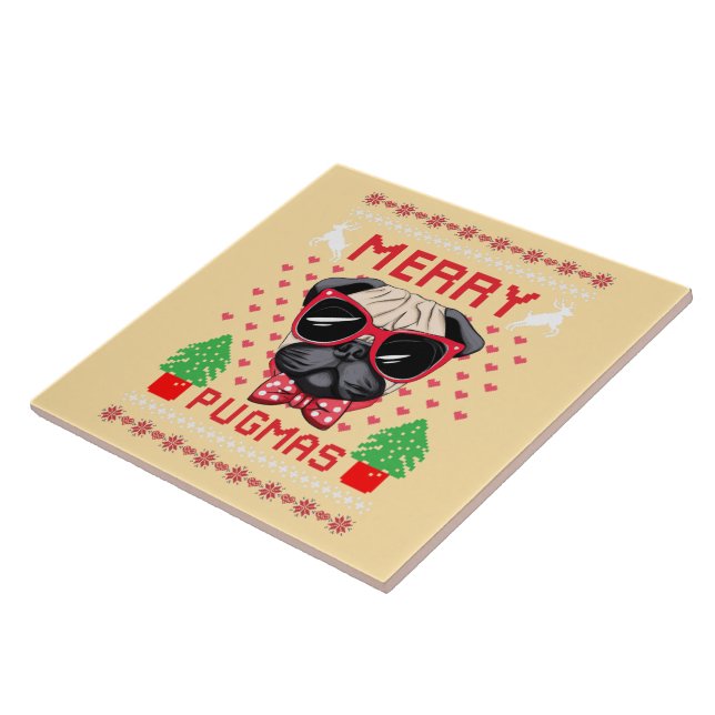 De Cerâmica Feliz Pugmas! Azulejo (Lateral)