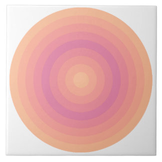 De Cerâmica Felpudo Peach Aurora Círculos Rosa Azulejo Cerâmic
