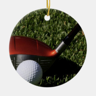 De Cerâmica Ferro do golfe e ornamento da bola