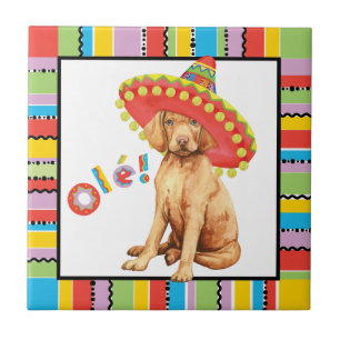 De Cerâmica Fiesta Vizsla Azulejo