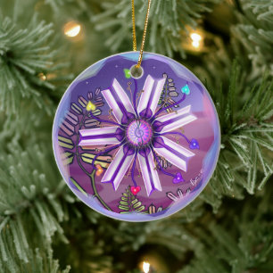 De Cerâmica Flor no Ornamento Cerâmico do Deserto