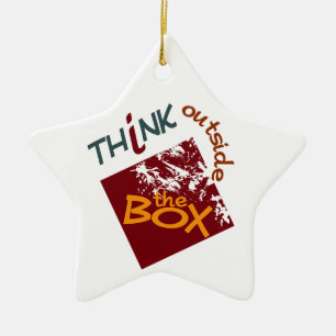 De Cerâmica Fora do ornamento da Caixa