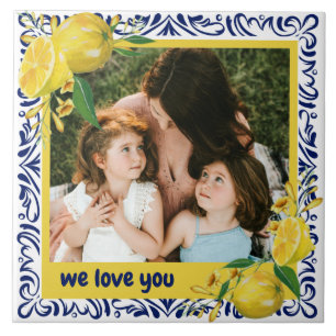 De Cerâmica Foto personalizada do Azulejo Mediterrâneo Portuga