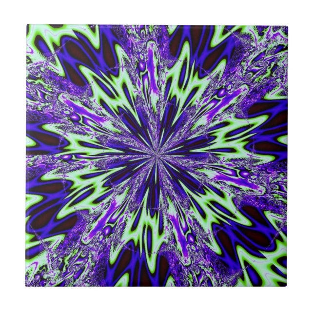 De Cerâmica Fractal 50 Azulejo (Frente)