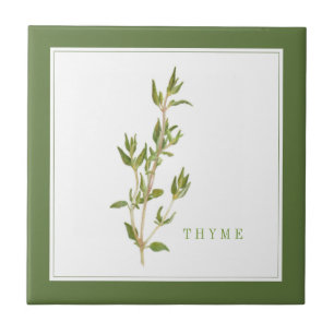 De Cerâmica FRESH THYME 4.25x4.25 Azulejo cerâmico (+texto) Ve