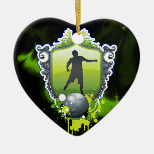 De Cerâmica Futebol 1 ornamento