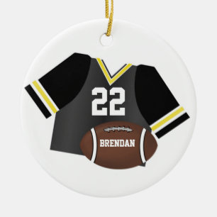 De Cerâmica Futebol e ornamento personalizado jérsei da