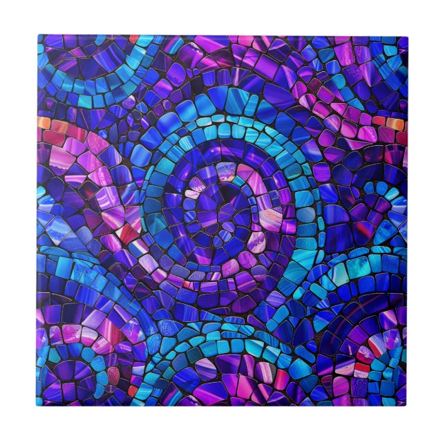De Cerâmica Gemstone Mosaico - Azulejo Cerâmico (Frente)
