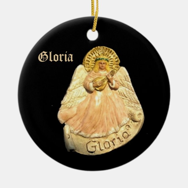 DE CERÂMICA GLORIA ANGEL COLLECTOR ORNAMENTO (Frente)