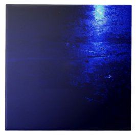 De Cerâmica Grande (6" X 6") azulejo cerâmico azul congelado