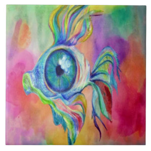 De Cerâmica Grande (6" X 6")  cerâmico do azulejo da foto