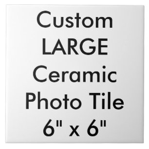 De Cerâmica Grande azulejo cerâmico feito sob encomenda 6" da