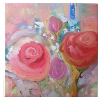 De Cerâmica Grande Azulejo Cerâmico, Gordo Original Floral