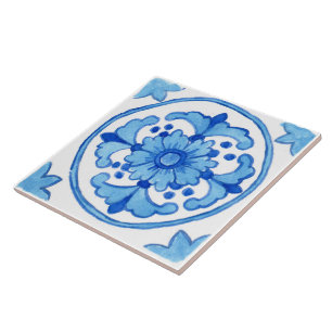 De Cerâmica Grande azulejo cerâmico inspirado na Sicília "Nubi