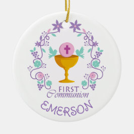 De Cerâmica Guarda-te! Primeiro ornamento personalizado da Com