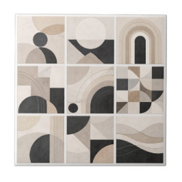 De Cerâmica Harmonia Abstrata Geométrica – Azulejo Cerâmico Mo