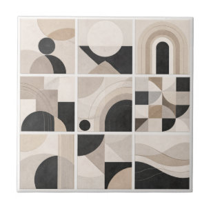 De Cerâmica Harmonia Abstrata Geométrica – Azulejo Cerâmico Mo