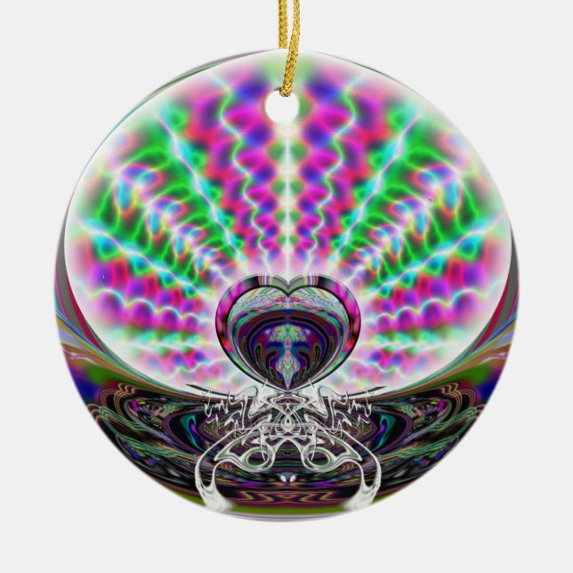 De Cerâmica Homem da dança & ornamento do escaravelho (Frente)