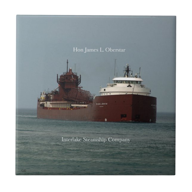 De Cerâmica Hon James L. azulejo Oberstar (Frente)