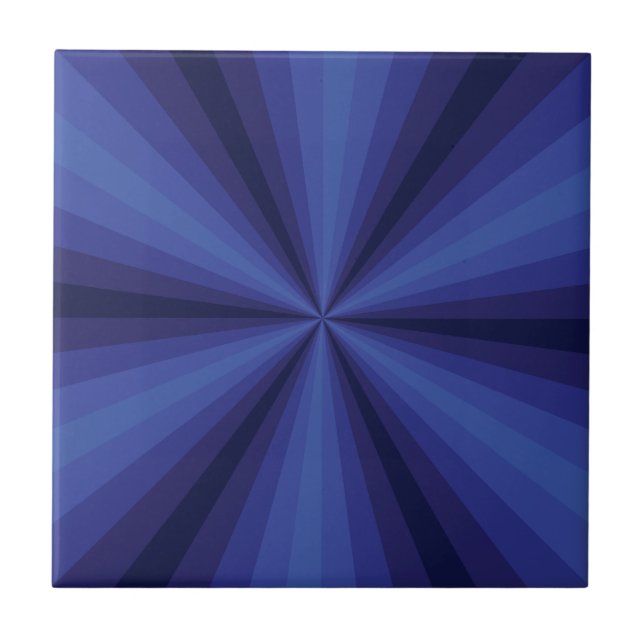 De Cerâmica Ilusão Óptica Azulejo Azul (Frente)