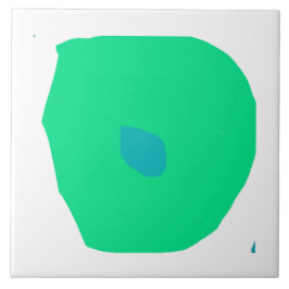 De Cerâmica Ilustração mono folha Azulejo cerâmico