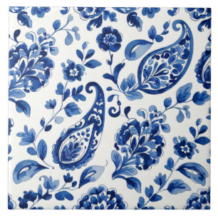 De Cerâmica Índigo Azulejo Azul Português Lisboa Botânico