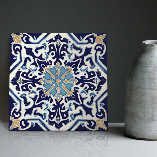 De Cerâmica Indigo Azulejo Blue Lisboa Decoração C (Criador carregado)