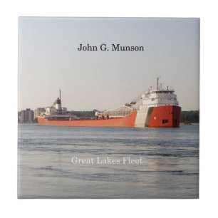 De Cerâmica John G. Munson azulejo