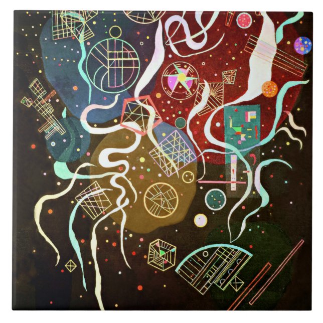 De Cerâmica Kandinsky, Movimento I, Azulejo cerâmico (Frente)