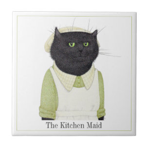 De Cerâmica KITCHEN MAID CAT 4,25" Azulejo cerâmico quadrado +