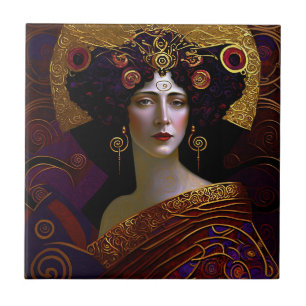 De Cerâmica Klimt inspirou o Azulejo cerâmico da Rainha Deusa