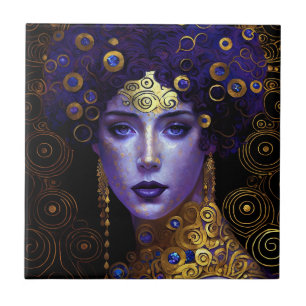 De Cerâmica Klimt inspirou o Azulejo cerâmico da Rainha Deusa