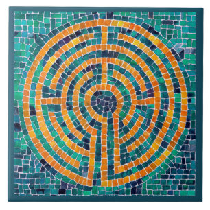 De Cerâmica LABYRINTH II 6x6 - Azulejo cerâmico - Verde